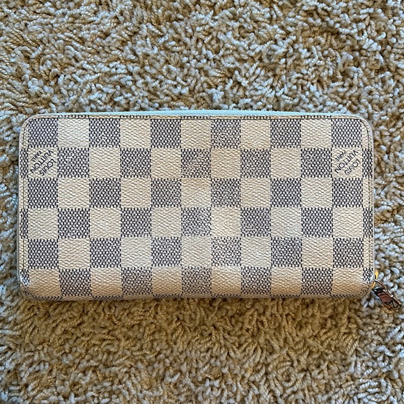 SOLD Bundle Louis Vuitton Damier Azur Totally MM Tote Bag & Matching Wallet - Picture 12 of 16